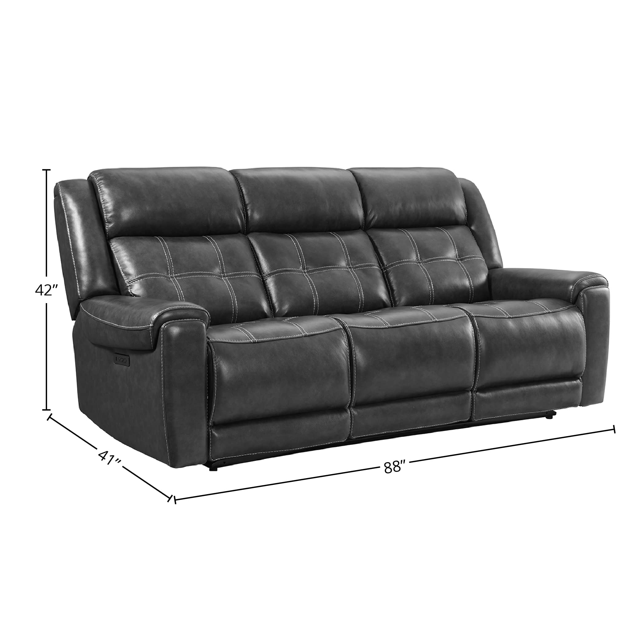 Intercon Regis Dual-Power Pillow Back Sofa - Thumbnail 2
