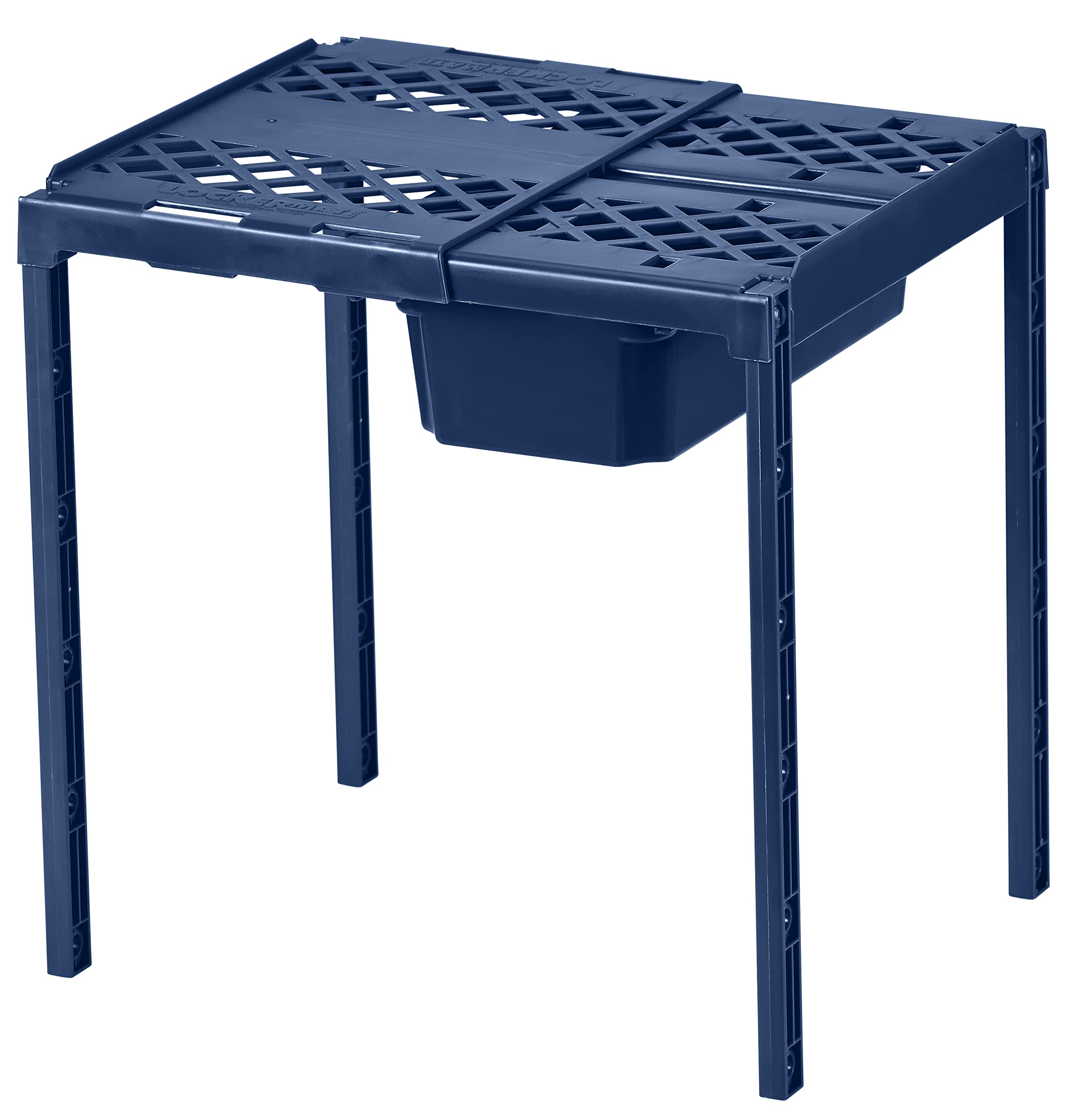 Lockermate Adjust-A-Shelf Locker Shelf & Organizer, Extends To Fit Your Locker, Easy To Use, Perfect For School, Work, Gym, Incl