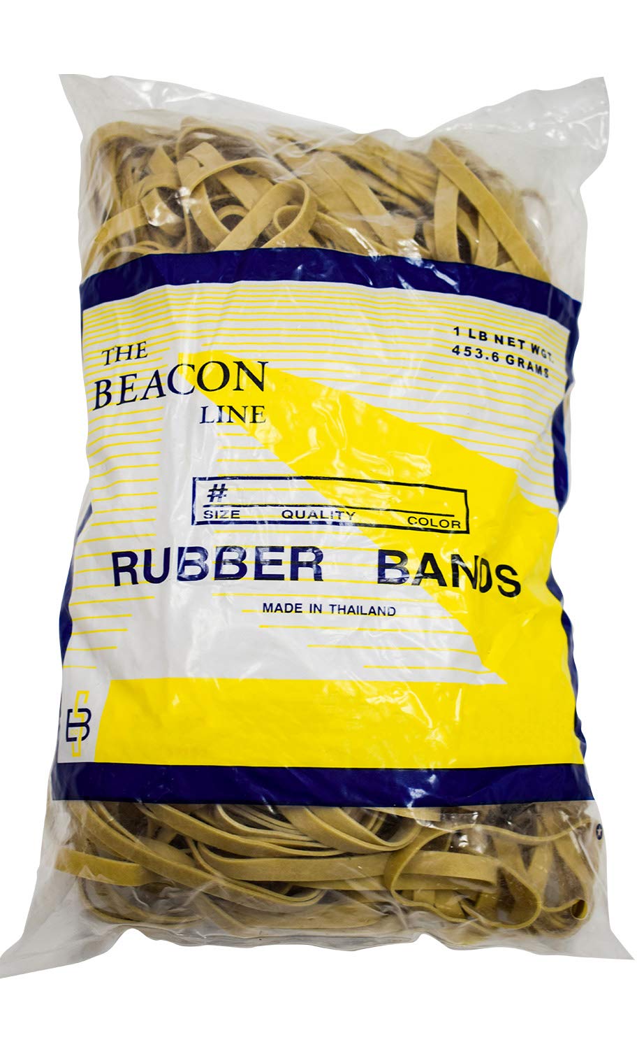 Sswbasics - Rubber Bands - Size 64 (3-1/2' X 1/4') - 1Lb Pack- Rubber Bands For Retail And Home Use - Multi-Purpose Rubber Ban