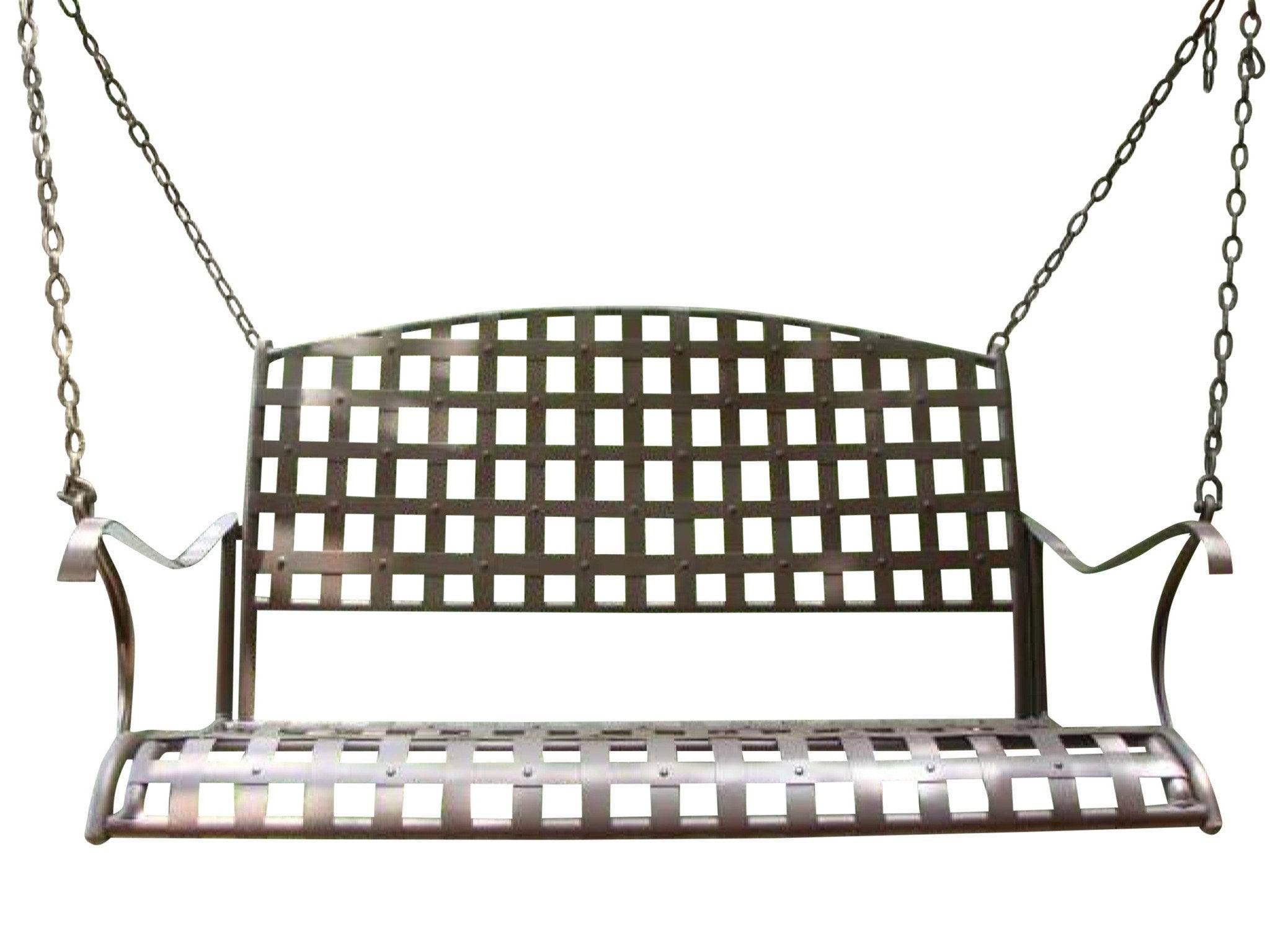 International Caravan Santa Fe Iron Hanging Porch Swing