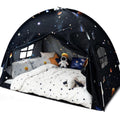 Sherilyn Full Bed Toddler Canopy Tent, Kids Indoor Canopy Privacy Space Sleeping Playhouse Blackout Bunk Bed Tents Full Size (Ga