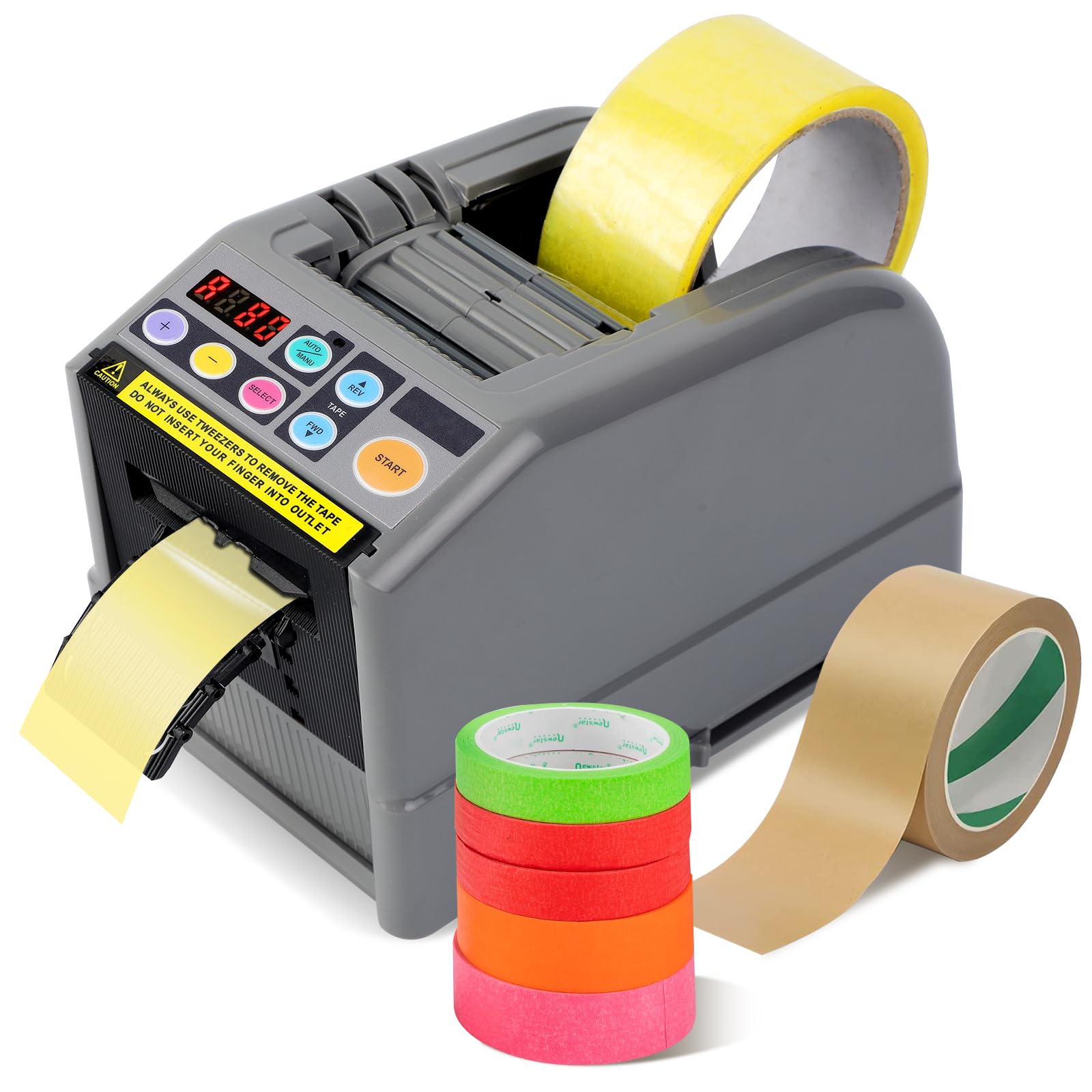 Ribbon Cutting Machine, 39.9 Inches Advanced Automatic Tape Dispenser, Ideal For Shipping, Gift Wrapping, Schools, Restaurants,