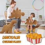 Tvvpgg Dino Nugget Plush,Large 23 In Dino Nugget Pillow Stuffed Toy, Funny Dino Chicken Nuggets Pillow Gifts For Kids Adults Gir