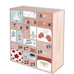 Gkesgm Wooden Diy Countdown To Advent Calendar With 24 Drawers,Craft Storage Desktop Organizer,Apothecary Cabinet Or Unfinished