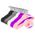 HozyFrozy Multi-Color Premium Velvet Hangers with Mini Hooks, Pack of 50, Non-Slip Space Saving Cascading Clothes and Suit Hange