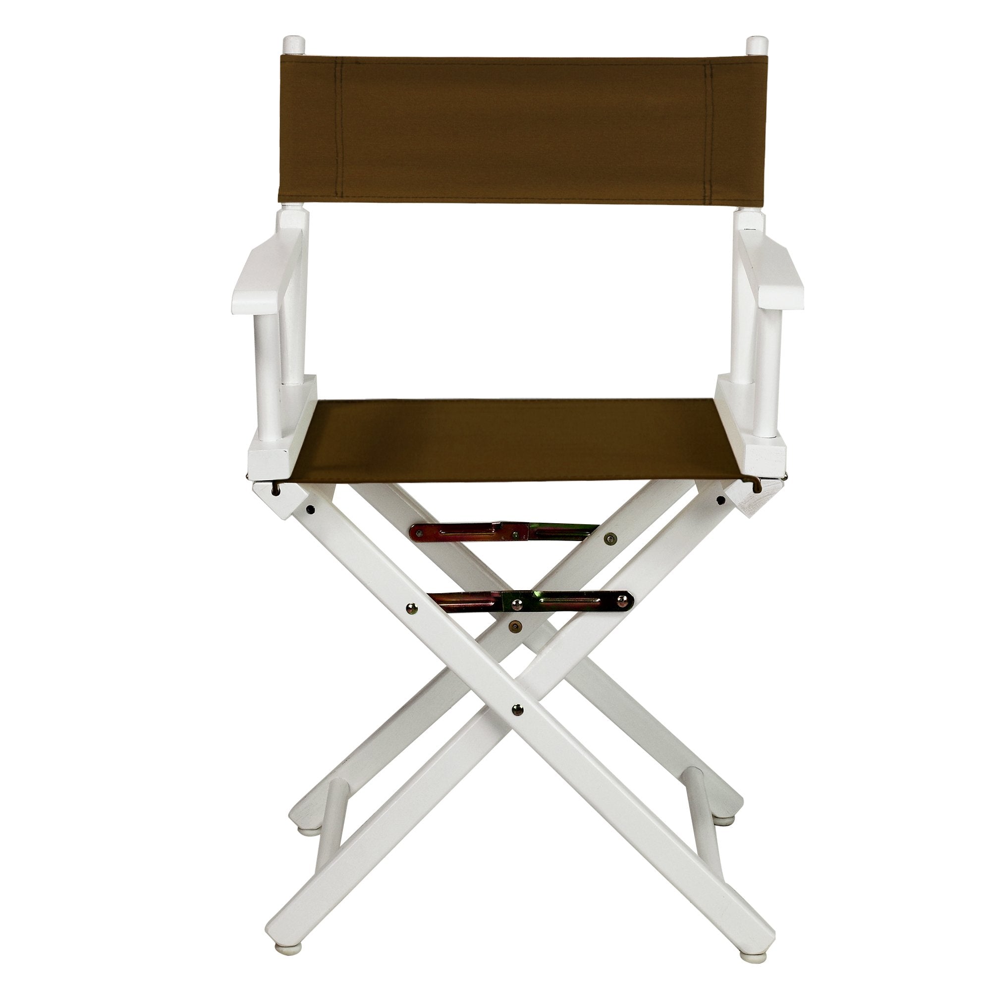 Casual Home 200-01/021-45 Director Chair 18&quot; - Classic Height Whiteframe/Brown Canvas