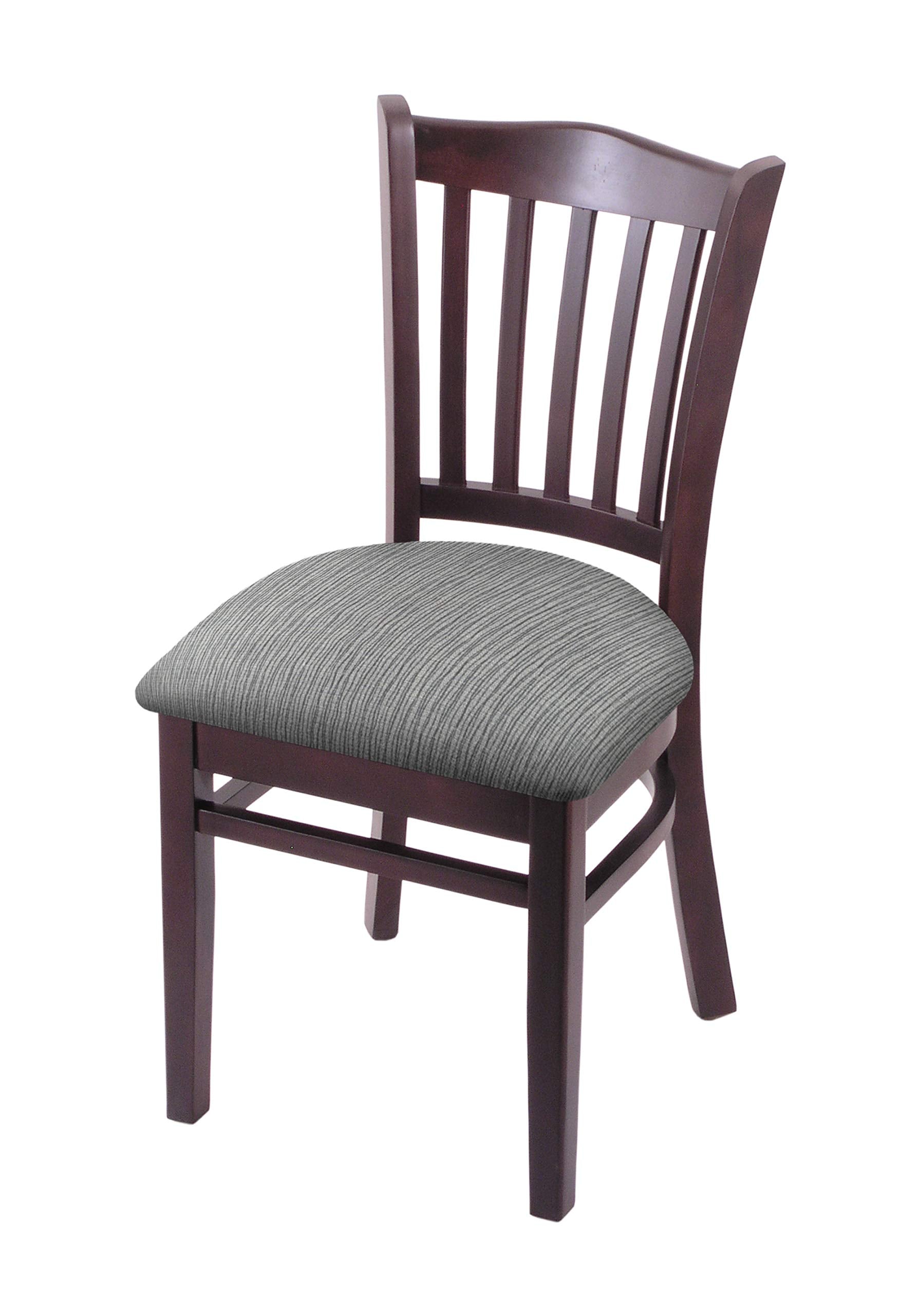 Holland Bar Stool Co. 3120 18 Chair with Dark Cherry Finish and Graph Alpine Seat
