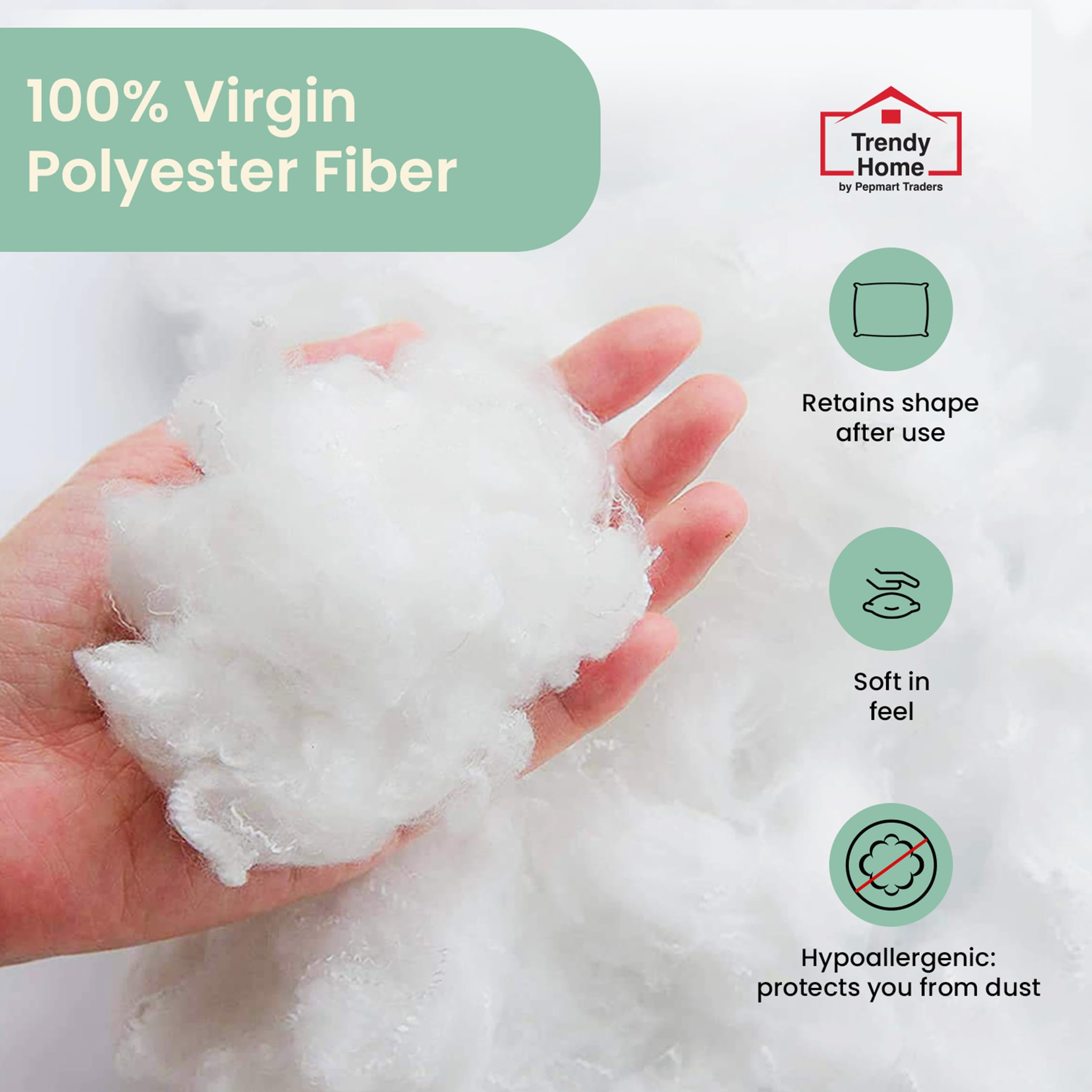 Trendy Home 16X16 Throw Pillow Insert (Set Of 4, White) Bed And Couch Pillows Stuffer Hypoallergenic, Decorative Home Outdoor So