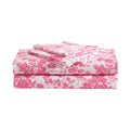 Betsey Johnson - Queen Sheets, Soft & Lightweight Bedding, Fade & Wrinkle Resistant (Betseys Toile Pink, Queen)