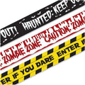 Babigo Halloween Zombie Caution Tape & Zombie Posters Pack, Fright Tape Bundle for Zombie Party or Halloween Party