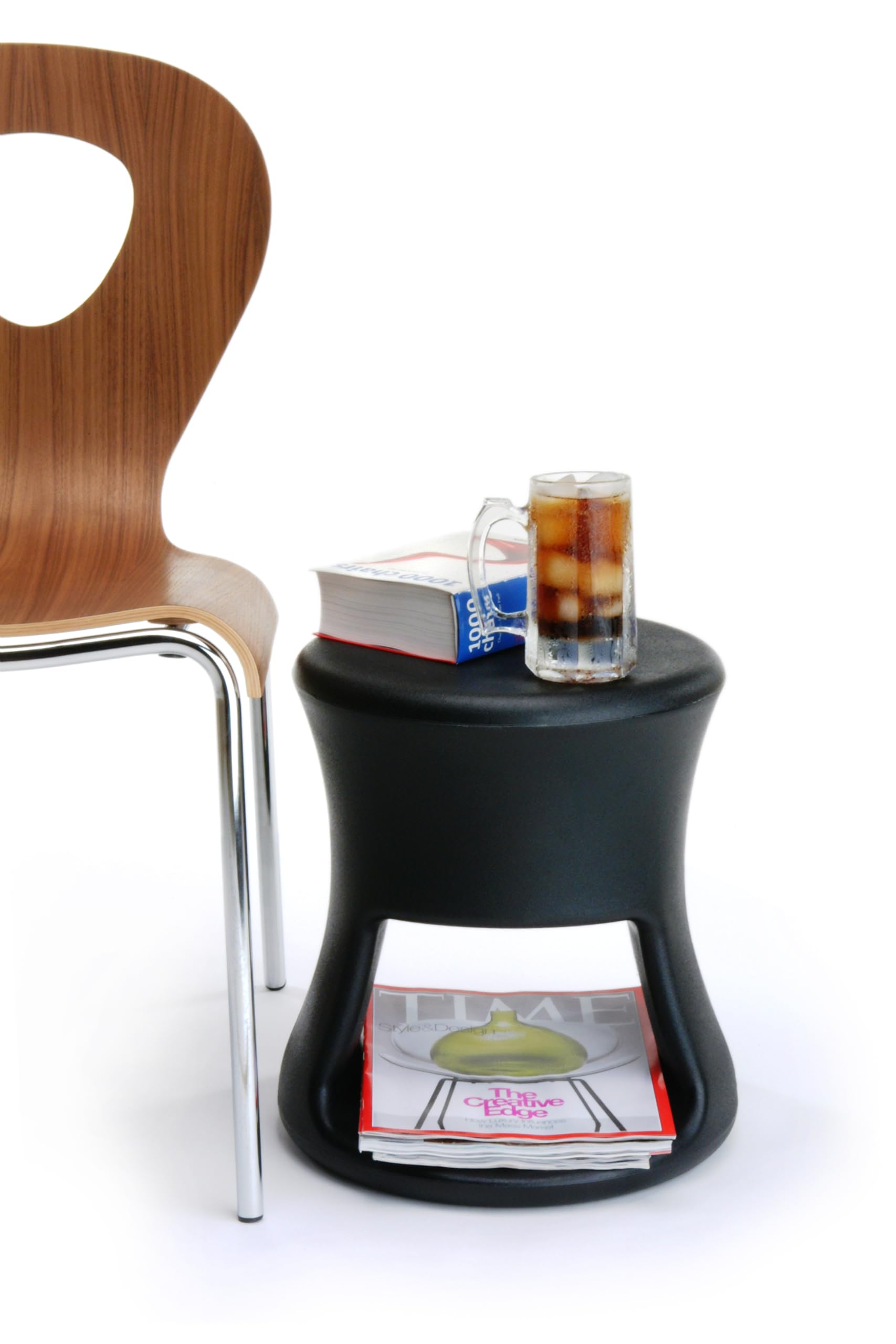 OFFI Tiki Stool Co., Finish = Black