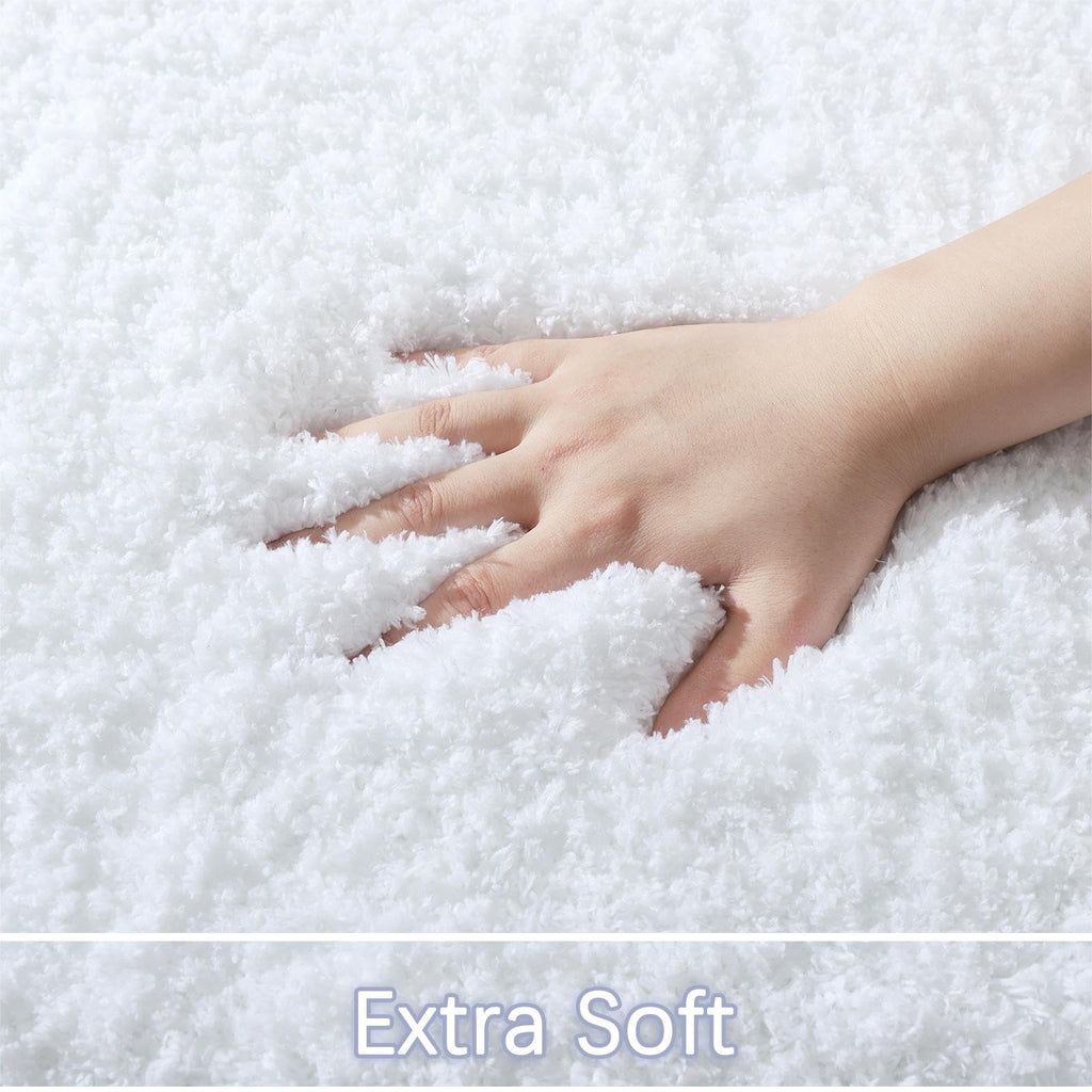 Lochas Bathroom Rug Runner 24X70 Inch, Soft Thick Absorbent Microfiber Bath Rugs For Bathroom, Machine Washable, Shaggy Plush No