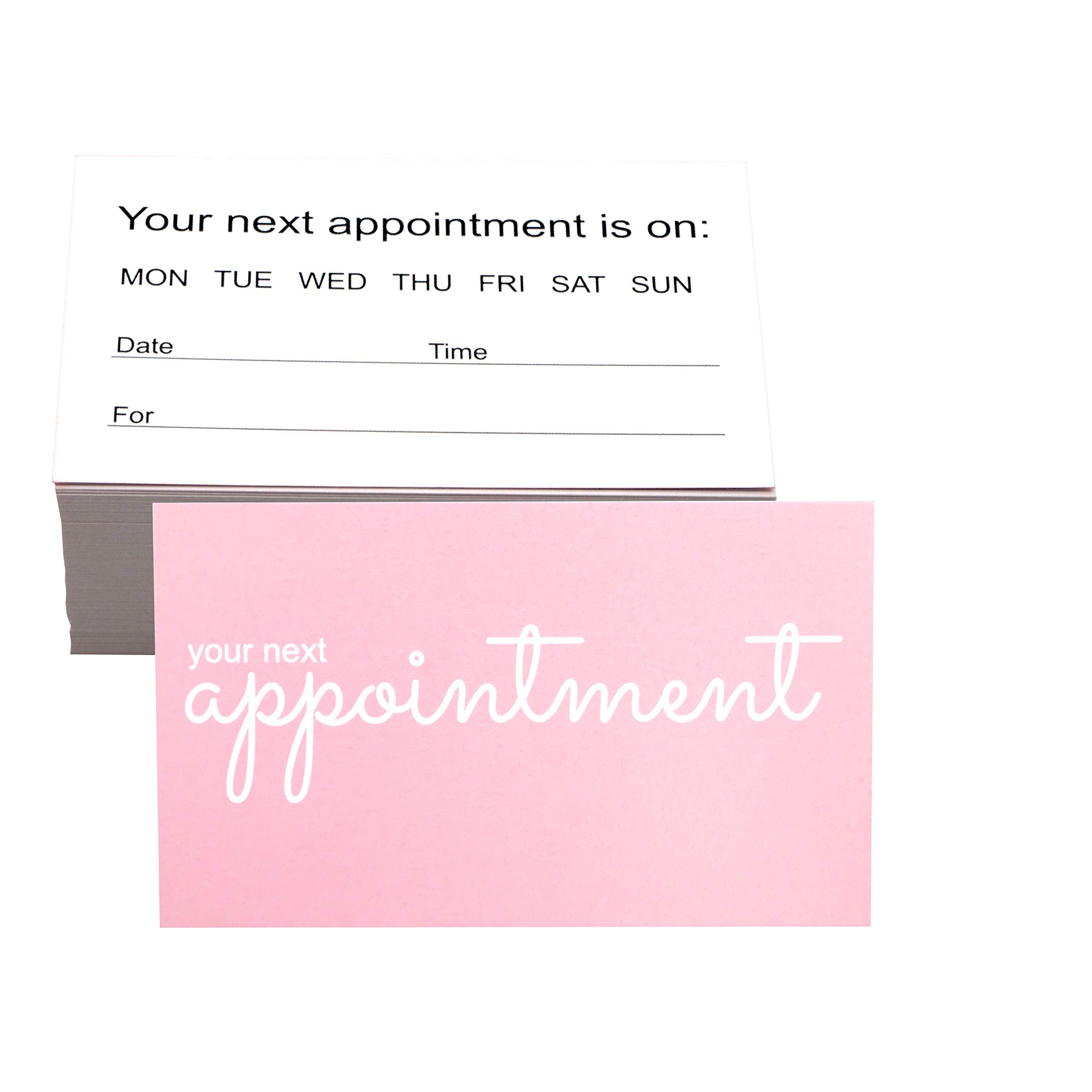 Rxbc2011 Appointment Reminder Cards Pack Of 100 Pink