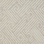 HomeRoots 511864 8 x 11 ft. Tan & Ivory Wool Geometric Hand Tufted Handmade Stain Resistant Rectangle Area Rug