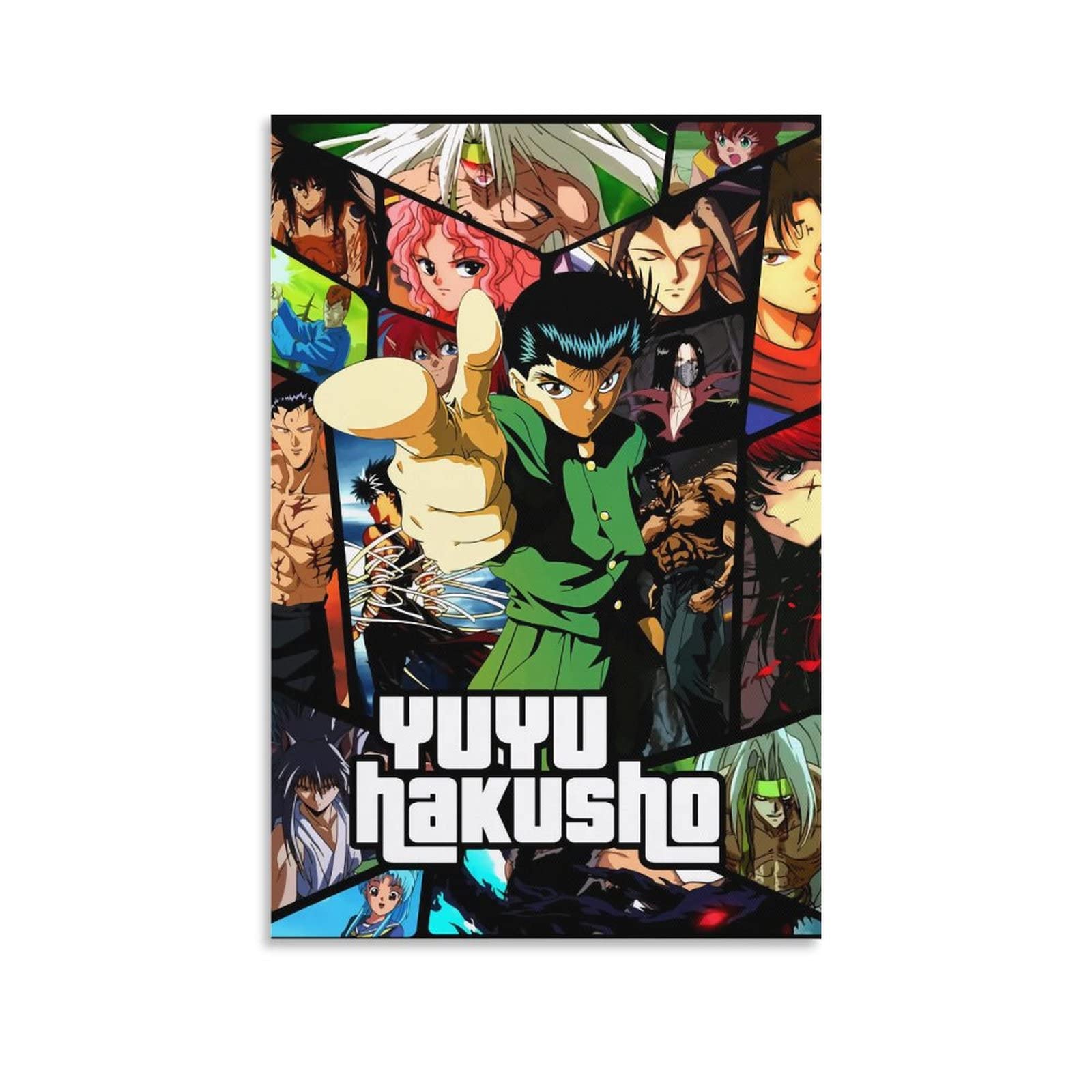 SIPMAN Anime Poster Yuyu Hakusho Canvas Print Home Decorations Posters for Room Aesthetic Wall Art Poster Anime Poster Unframe 1