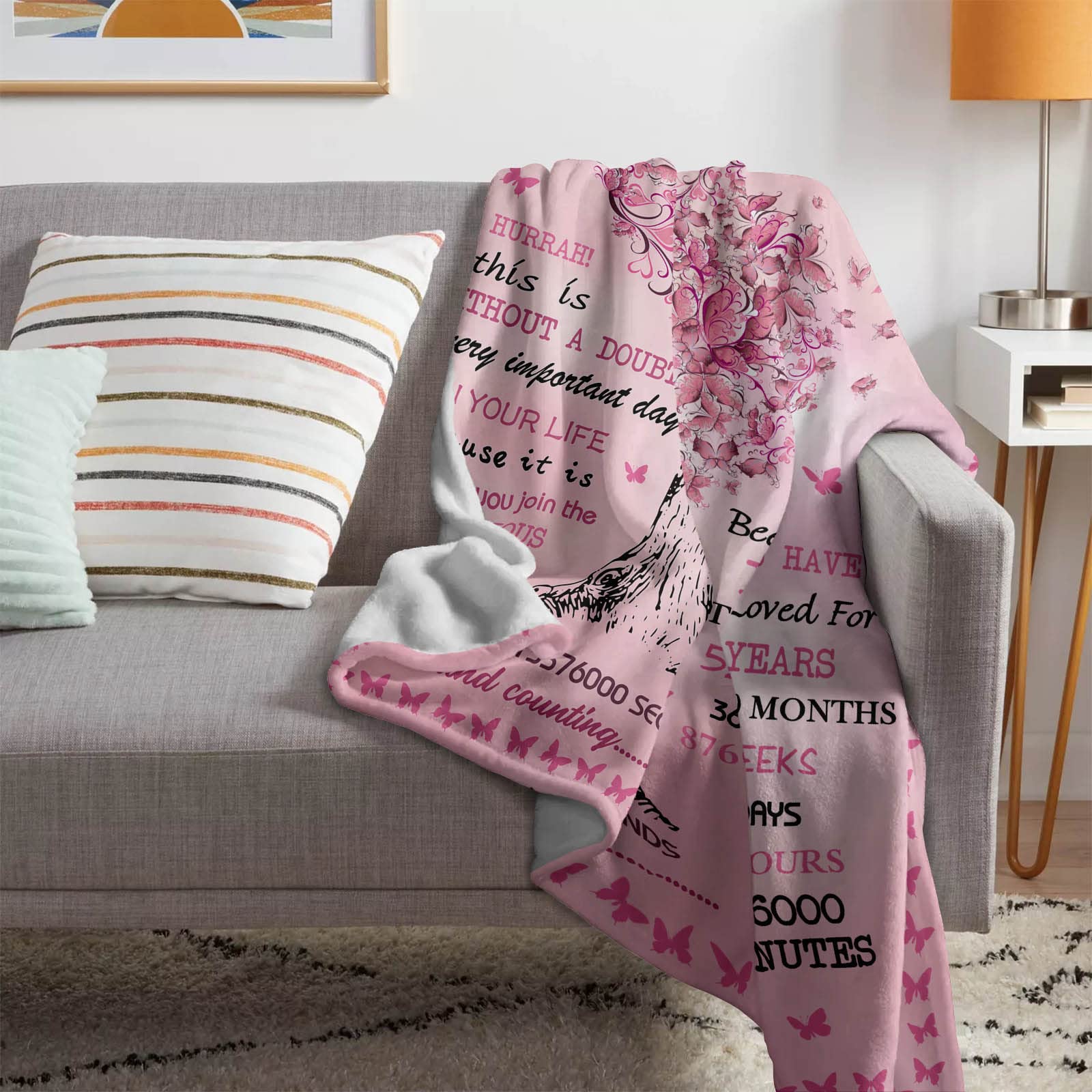 Gevuto 10 Year Old Girl Birthday Gifts Blankets,10Th Birthday Decorations For Girl Throw 50'X60', Best Gifts For 10 Year Old G