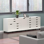 Winsome Wood Halifax 3-Pc Storage Cabinet Set, White