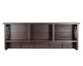 Decorative Coat Rack and Storage Accent Rack in Espresso