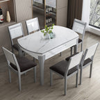 Genina Waterproof Seat Covers For Dining Room Chairs Covers Dining Chair Seat Covers Kitchen Chair Covers Slipcovers (Black, 4 Pcs)