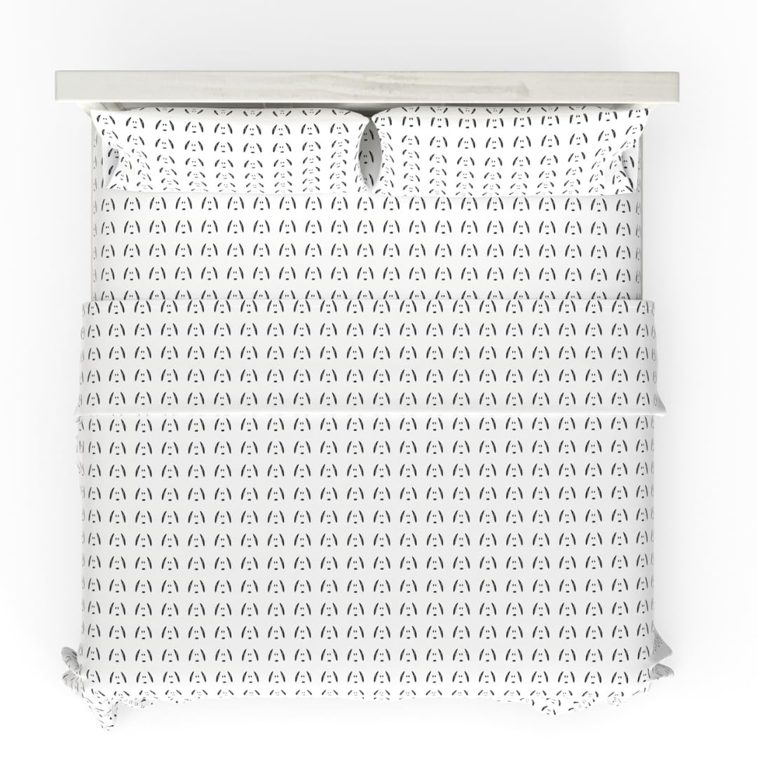 Franco Collectibles Peanuts Snoopy Bedding Super Soft Cozy Microfiber 4 Piece King Sheet Set, (Officially Licensed Product)