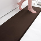 Smiry Memory Foam Bath Mat 59'' x 20'', Extra Soft Absorbent Bathroom Rugs Non Slip Bath Rug Runner for Shower Bathroom Floors, 