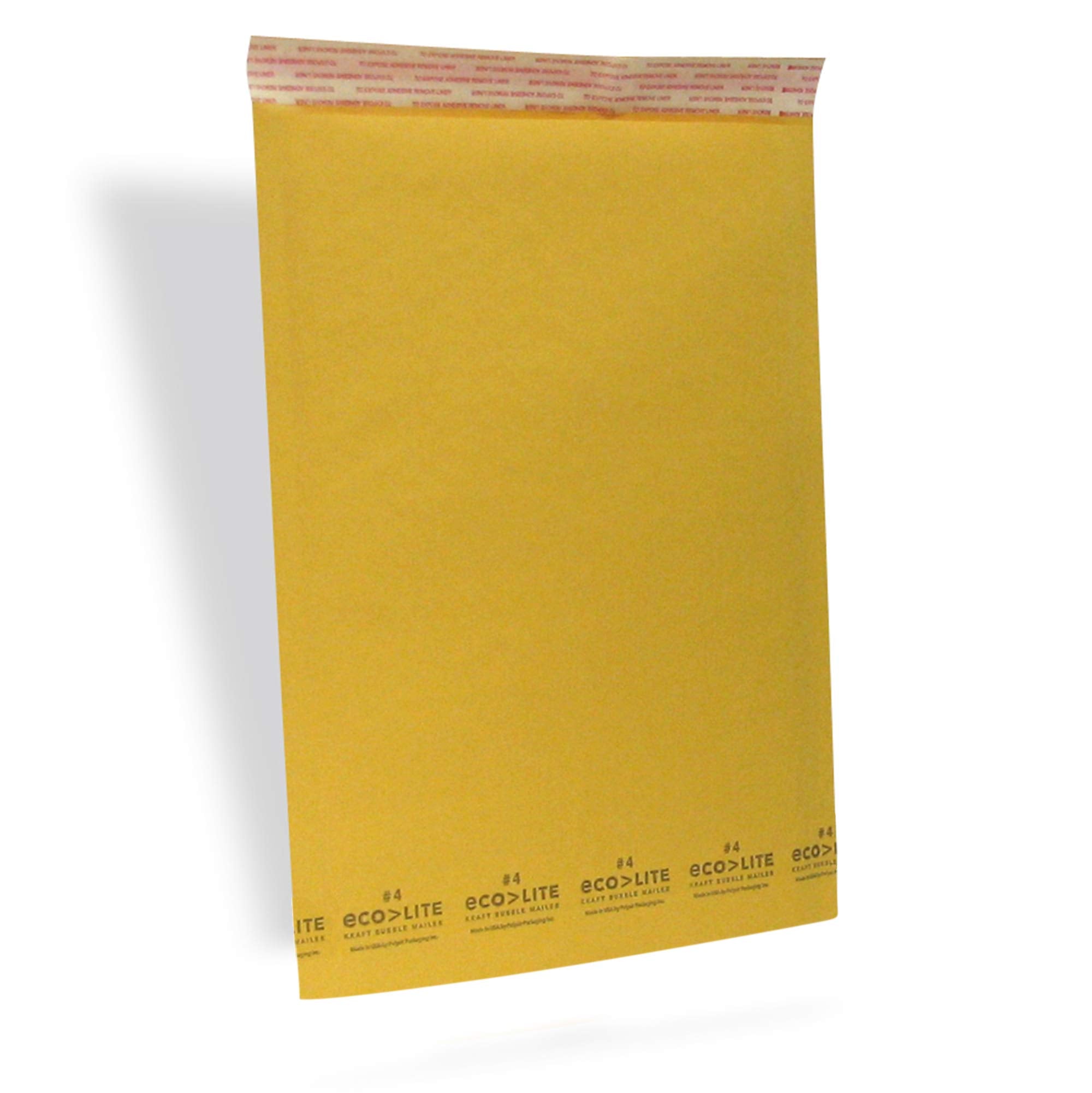 Polyair Eco-Lite #4 Elss4 Golden Kraft Bubble Mailer, 9.5' X 14.5' (Pack Of 100)
