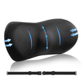 Shakerino Lumbar Support Pillow - Memory Foam Lumbar Pillow For Lower Back Support, Back Cushion With Strap For Pain Relief, Per