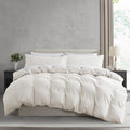 Nestl Off White Duvet Cover Full Size - Soft Prewashed Full Size Duvet Cover Set, 3 Piece, With Zipper Closure, 1 Duvet Cover 80X90 Inches And 2 Pillow Shams