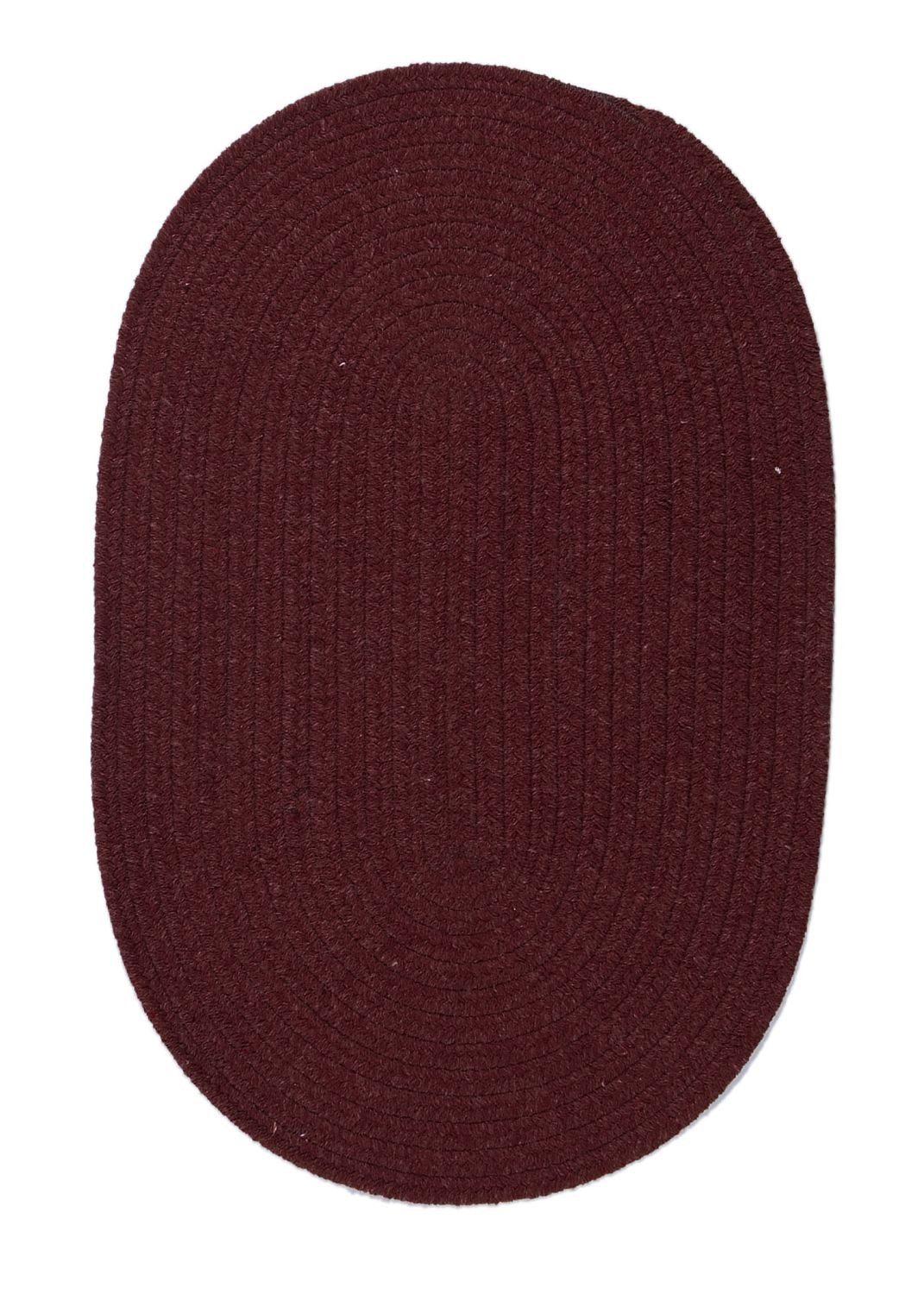 Solid Wool Blend Holly Berry Rug Rug Size: Round 11'