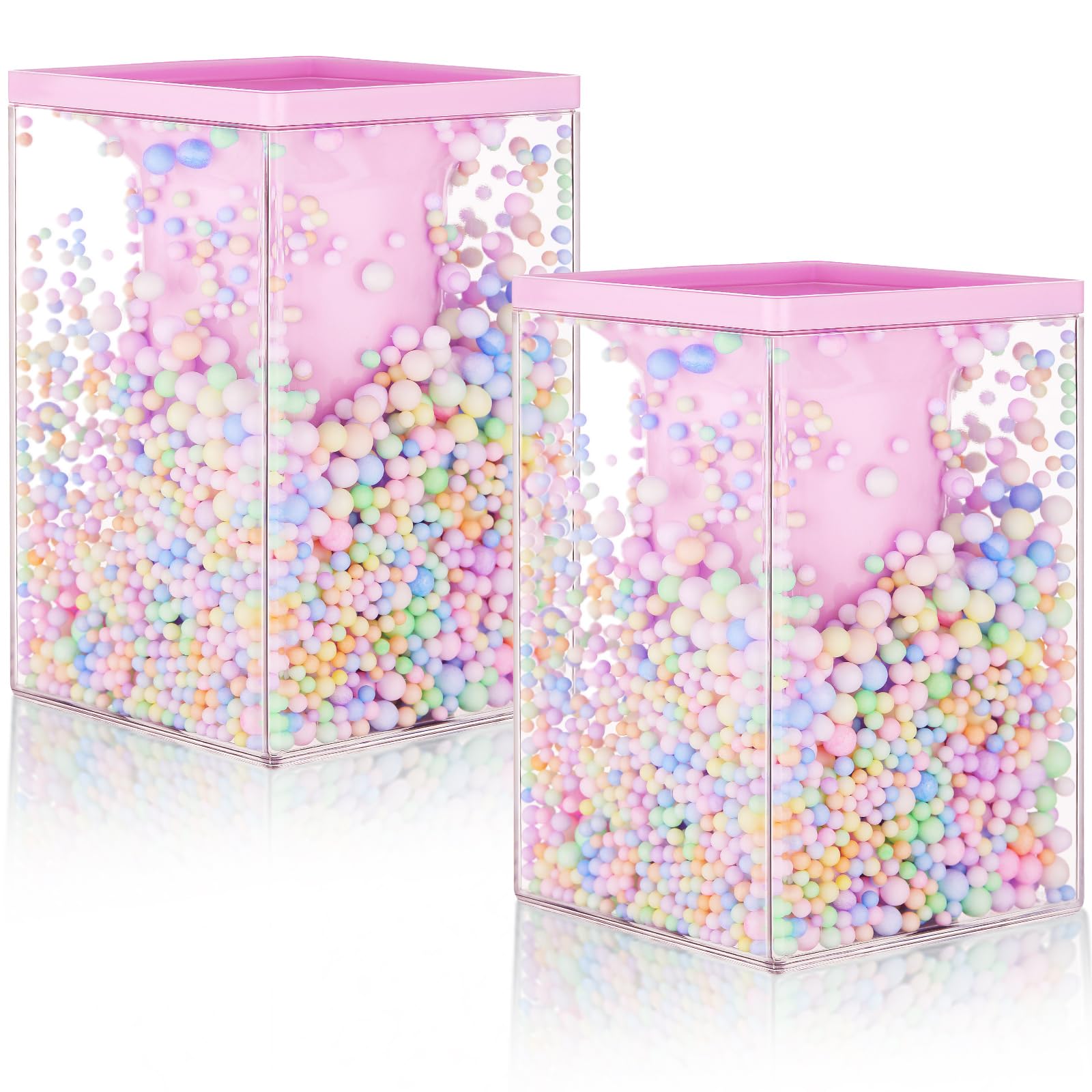 Zonon 2 Pieces Cute Bubble Pen Holder Multi-Purpose Desktop Organizer Back To School Gift Kawaii Office Supplies Pastel Desk Acc