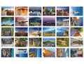 Travel Postcards,Set Of 30 Post Cards Variety Pack Depicting From Around The World Famous Travel Sites,Assorted Postcards Bulk,