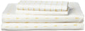 Tommy Bahama - Queen Sheets, Cotton Percale Bedding Set, Crisp & Cool, Stylish Home Decor (Pineapple Pinstripe Yellow, Queen)