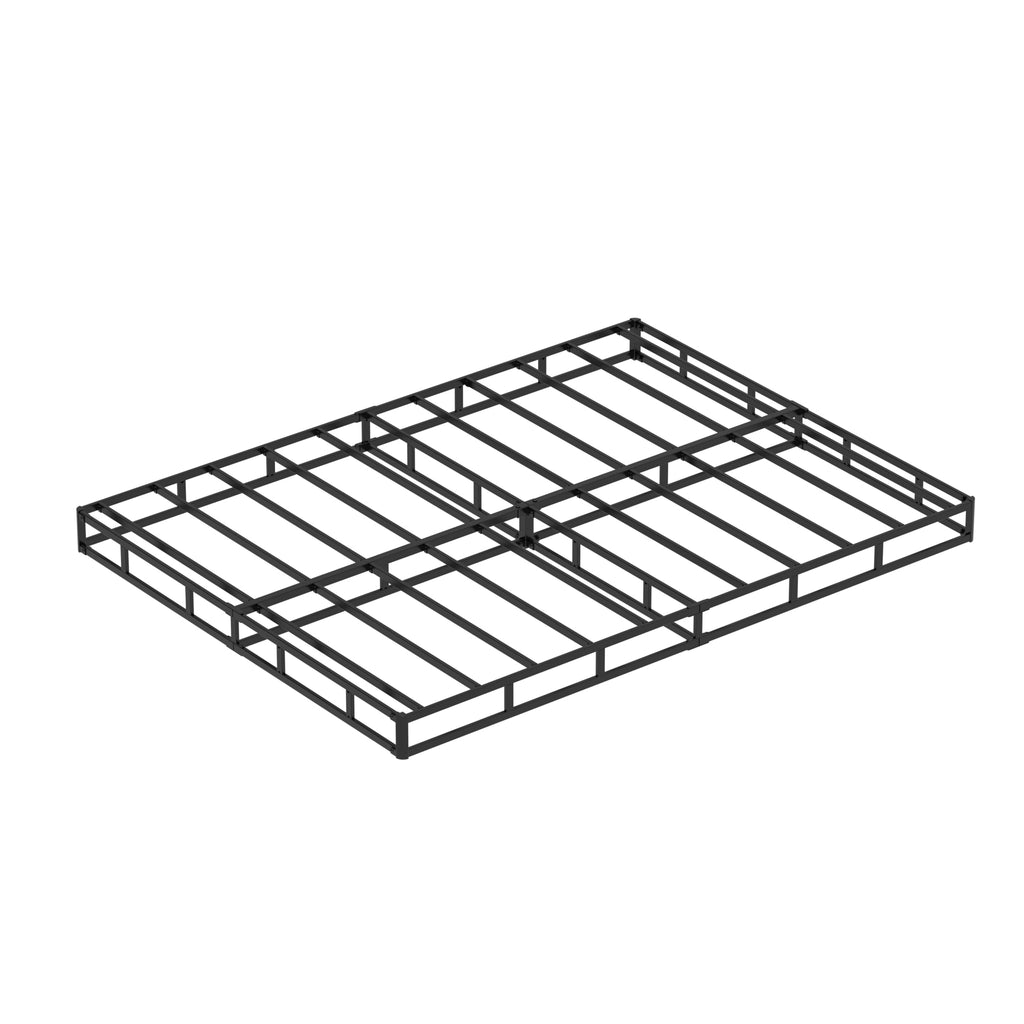 Upcanso 7 Inch California King Box Spring Bed Base, Low Profile Metal Cal King Box Spring With Fabric Cover, 3000 Lbs Max Weight Capacity Mattress Foundation, Noise-Free, Easy Assembly