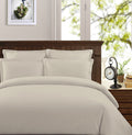 Peru Pima, Duvet Cover Set With 3 Pieces, 415 Thread Count Percale, 100% Peruvian Pima Cotton, King/Cal King Size, Ivory Solid C