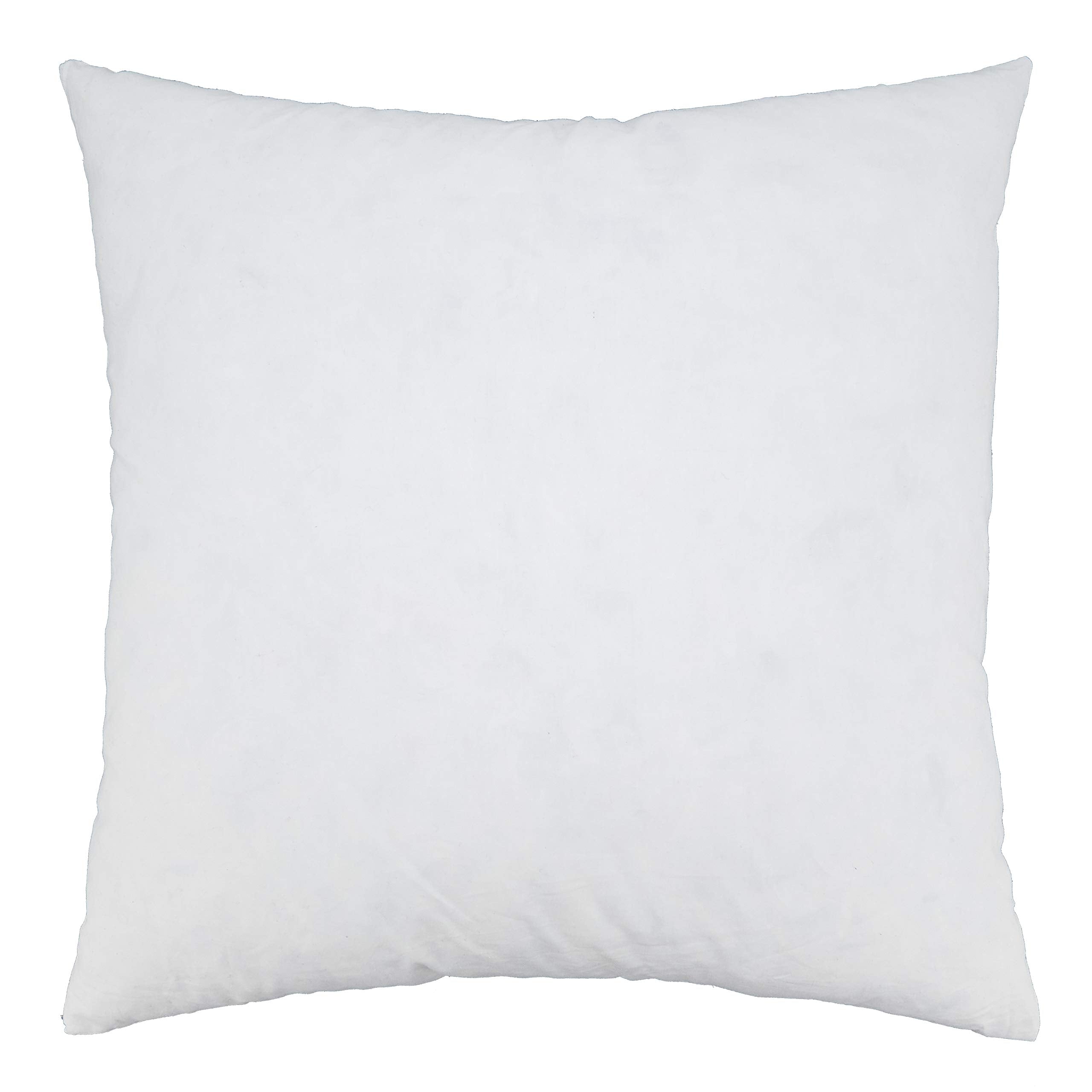 Saro Lifestyle Down Feather Pillow Insert, White, 14'X14'