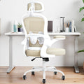 Tukaka Ergonomic Office Chair,Ultra Thick Office Desk Chair With Adjustable Lumbar Support And Headrest,Spring Cushion,Rocking F