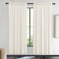 Nicetown Luxury Velvet Curtains 72 Inches, Sound Reducing Heavy Matt Solid Rod Pocket Room Darkening Drapes/Panels For Living Ro