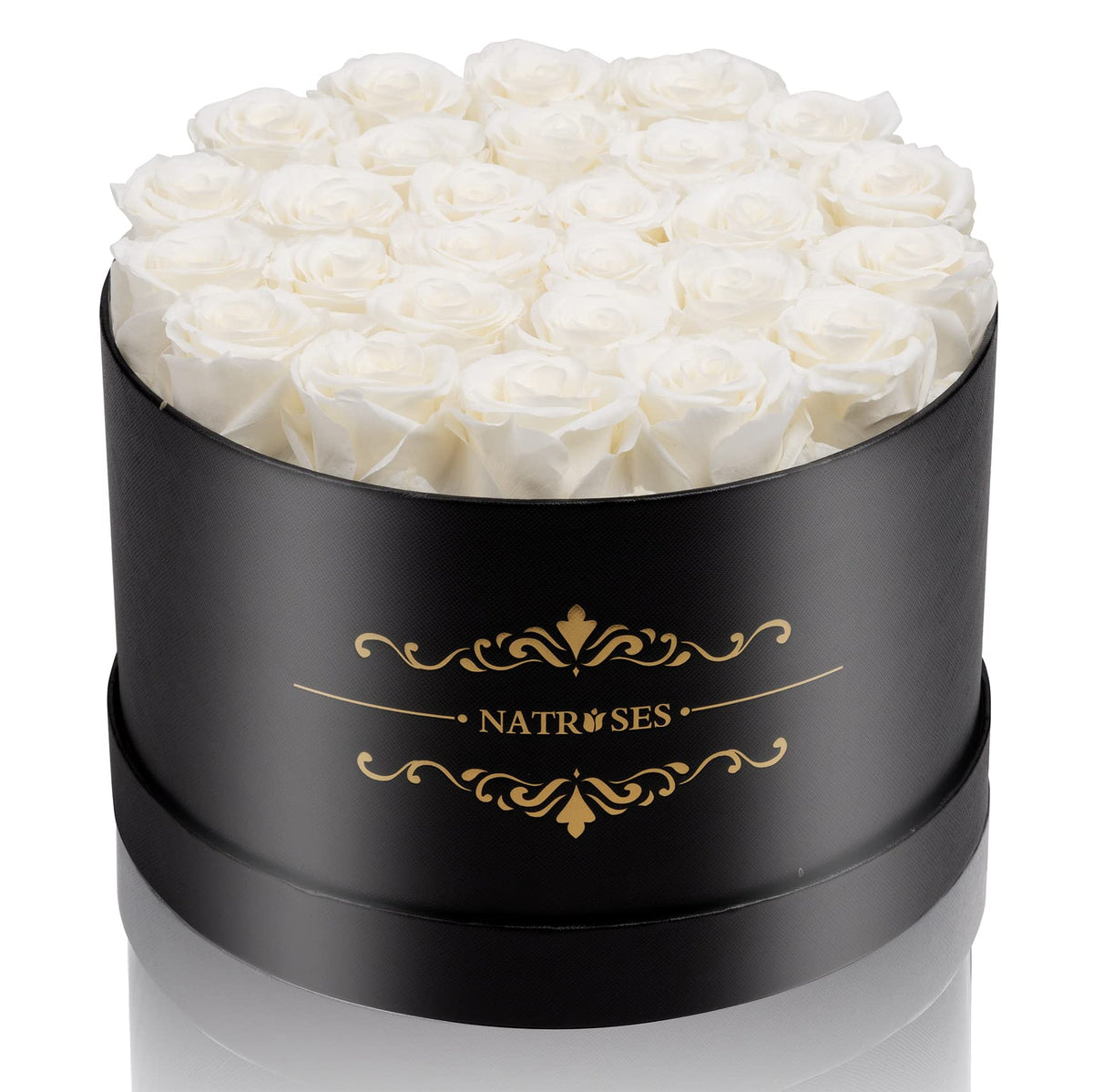 Natroses Roses Natroses Forever Preserved Roses In A Box, 100% Real Roses That Last U ...