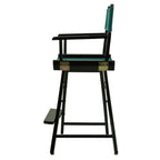 Casual Home 24" Director's Chair Black Frame-with Hunter Green Canvas, Counter Height