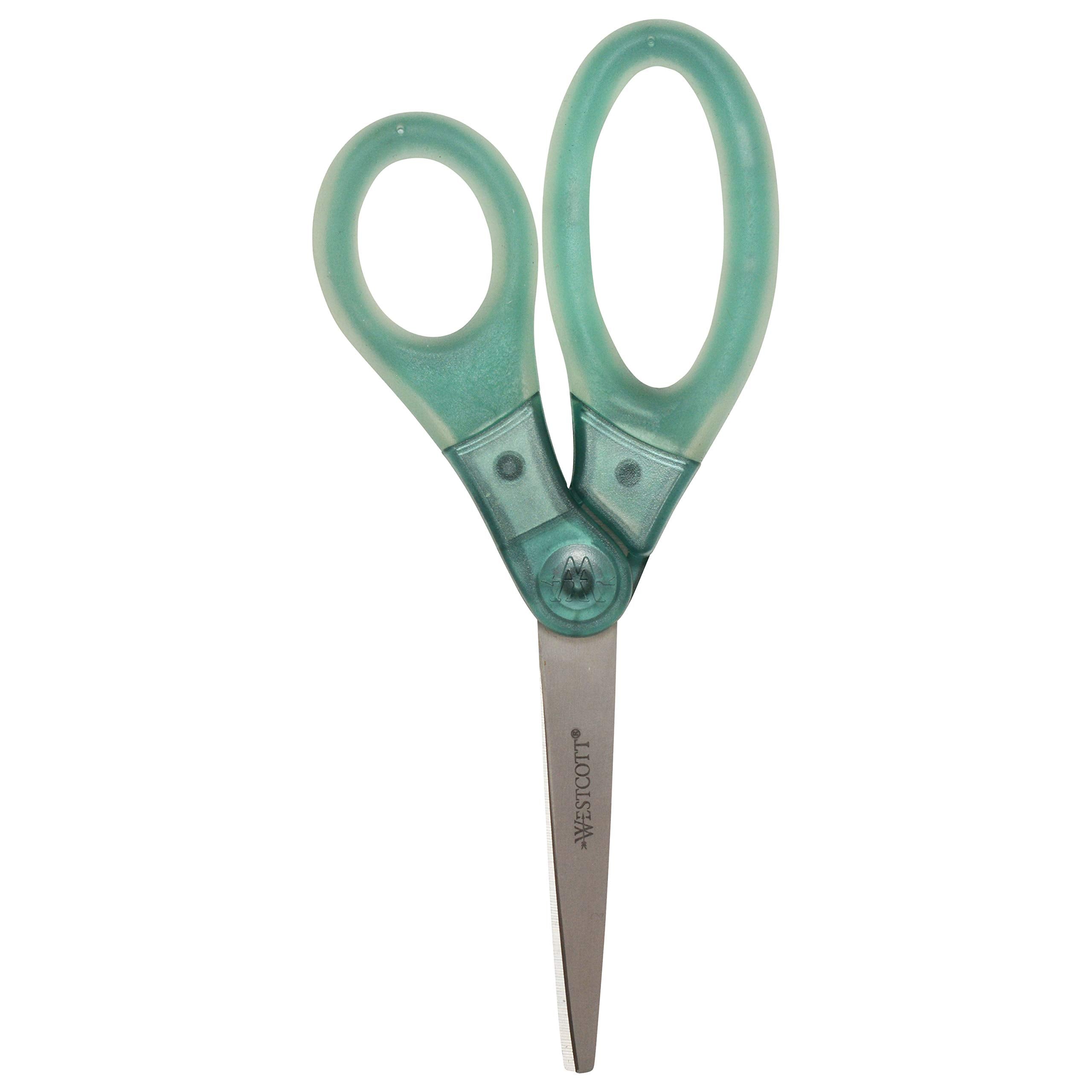 Westcott 8' Gel-Grip Multipurpose Scissors For Office And Home, Green