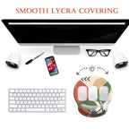 Hopony Ergonomic Mouse Pad With Wrist Support Gel Rest, Comfortable For Computer, Laptop, Pain Relief With Non-Slip Rubber Base,