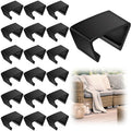 Blulu 8 Pieces Patio Furniture Clips Outdoor Furniture Sofa Clips 2.4  D x 1.4  W x 1.22  H Rattan Clamps Wicker Chair Fasteners