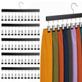MySHUCE 5Pcs Legging Organizer for Closet, Pants Hangers with Upgraded Clips Holds 60 Leggings Jeans Hats Shorts Socks, 360 Rota
