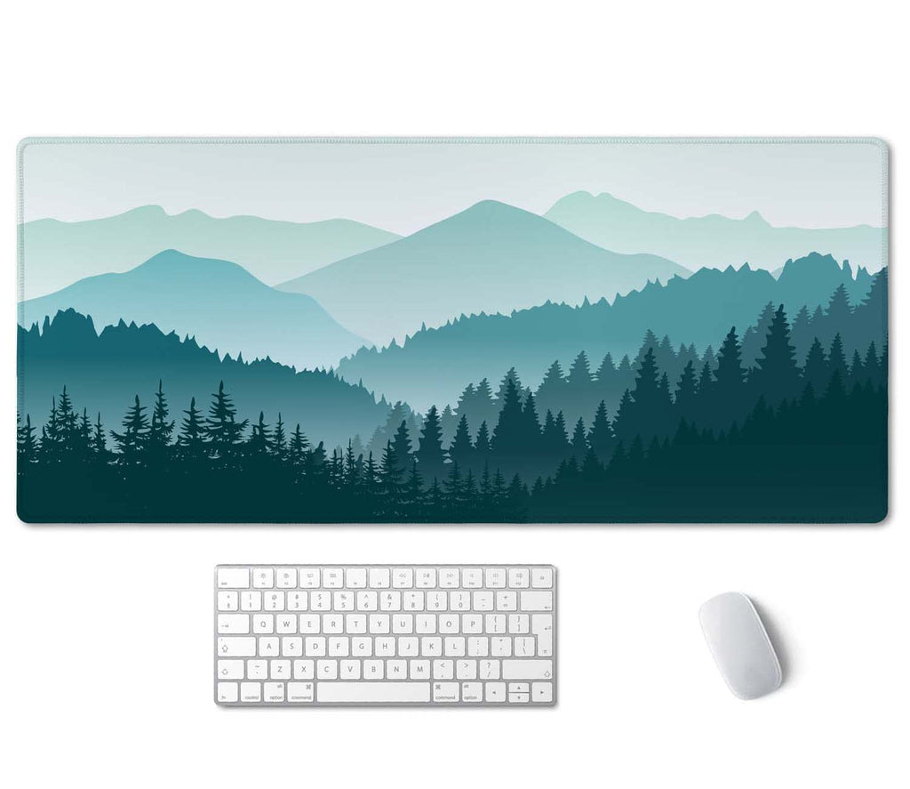 Large Mouse Pad, Full Desk Xxl Extended Gaming Mouse Pad 35.5' X 15.7', Waterproof Desk Mat With Stitched Edge, Non-Slip Lapto