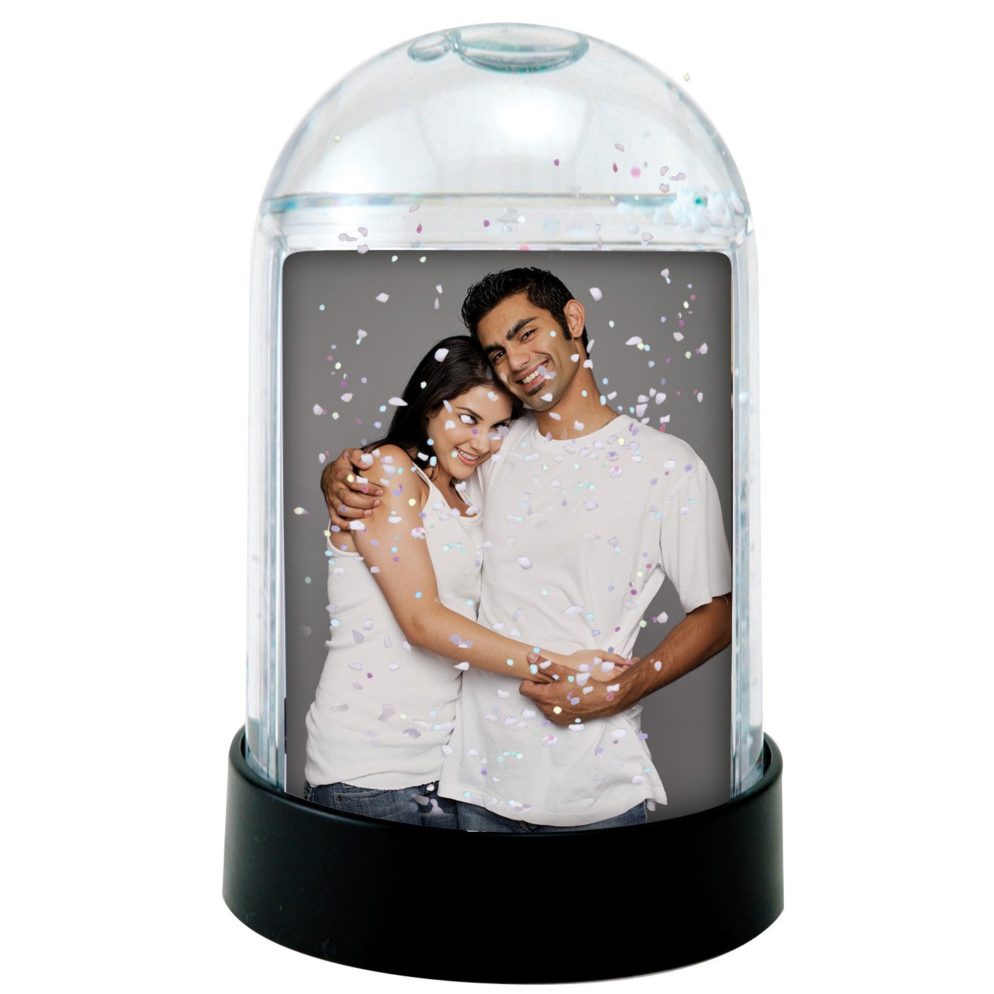 1.75 x 2.75 Clear Vertical Photo Snow Globe