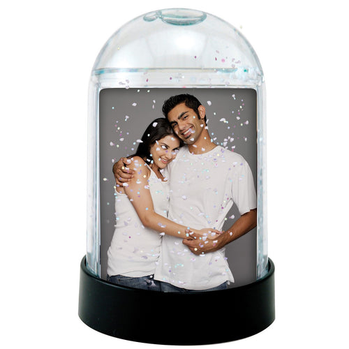 1.75 x 2.75 Clear Vertical Photo Snow Globe