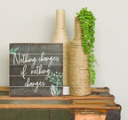 Sincere Surroundings Pet12818 Nothing Changes - 8 X 8, Gray