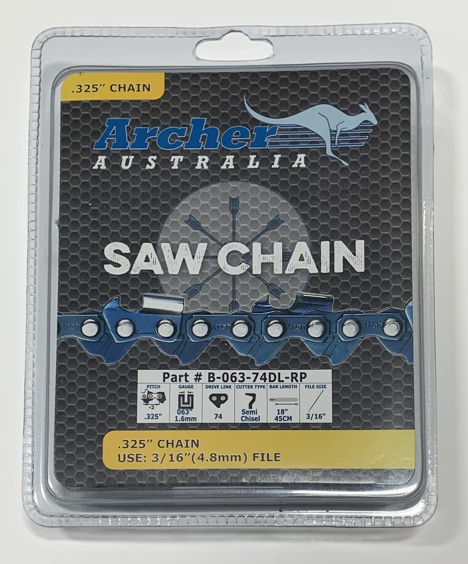 18' .325-063-74Dl Ripping Chainsaw Chain Is Compatible With Stihl Ms280 Ms290 K3C-Rp-74E