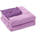 Yescool Kids Weighted Blanket (7 Lbs, 41' X 60', Purple) Cooling Heavy Blanket For Sleeping Perfect For 60-90 Lbs, Throw Size