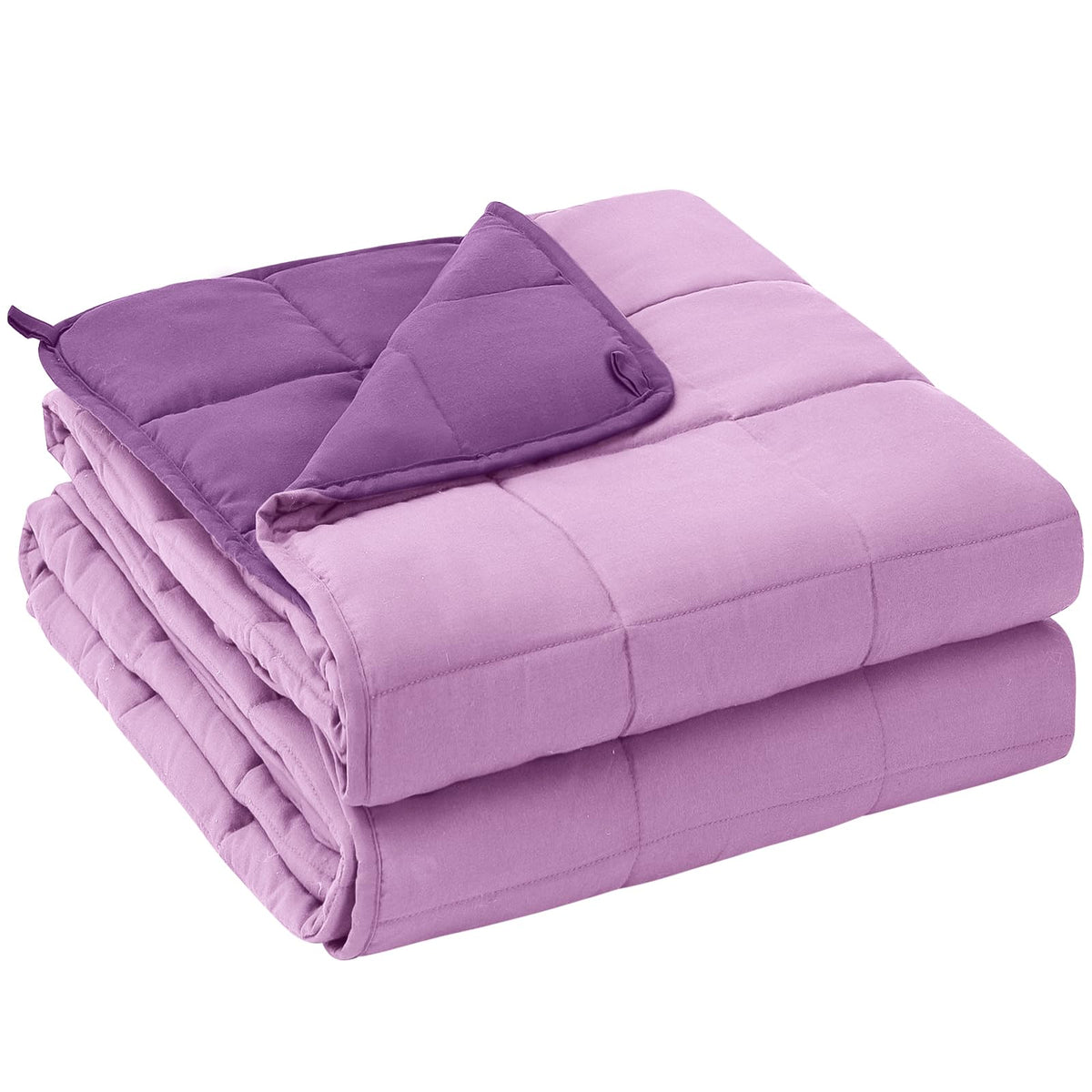 Yescool Kids Weighted Blanket (7 Lbs, 41' X 60', Purple) Cooling Heavy Blanket For Sleeping Perfect For 60-90 Lbs, Throw Size